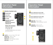 3-Axis handheld gimbal stabilizer operation panel with joystick and focus roller controls for smartphone video stabilization